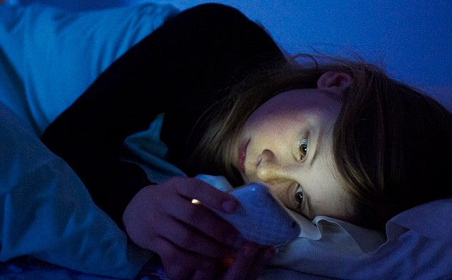 This position is fine, but don&#039;t bury one eye in the pillow, or you might think you are going blind - Study: gawking at your phone in bed can lead to &#039;transient smartphone blindness&#039;