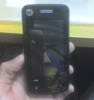 Windows Mobile powered Motorola A3300 poses for the camera