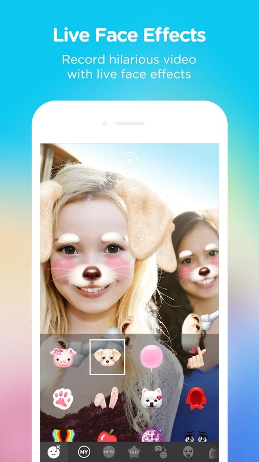 Better than Snapchat? - SNOW! is a fun messenger app for instantly exchanging silly face videos, photos, and GIF animations