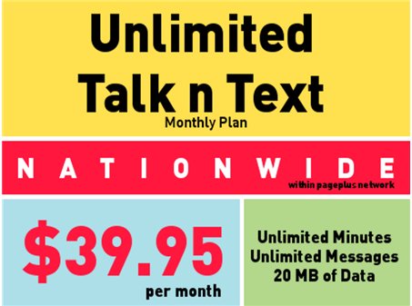 Page Plus Cellular offers $39.95 unlimited plan