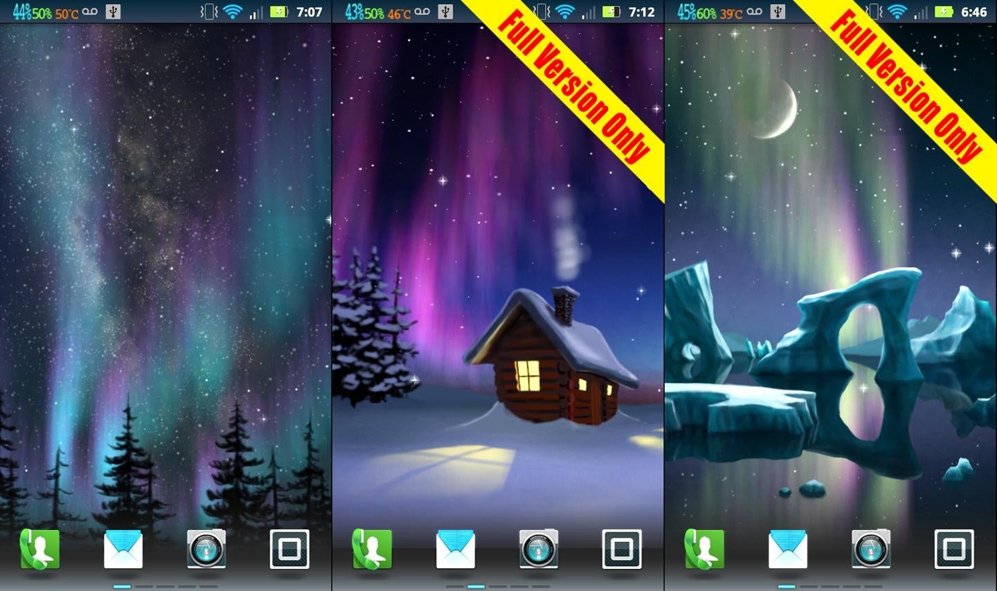Northern Lights - 10 best Android live wallpapers
