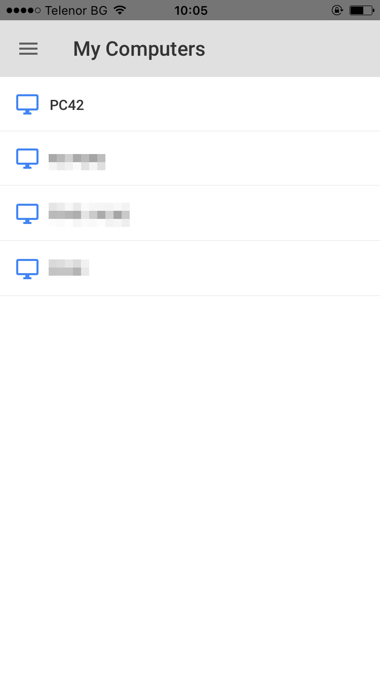 List of your PCs - How to control your PC remotely using your smartphone or tablet (Android, iOS)