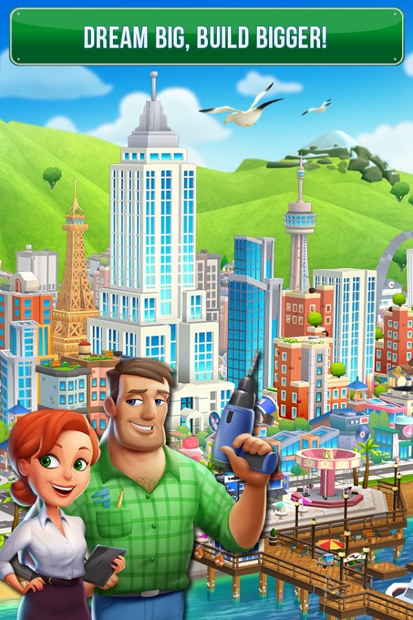 Make your dream city a reality - Build your Dream City and solve a strange mystery in the latest town building game to hit Android and iOS