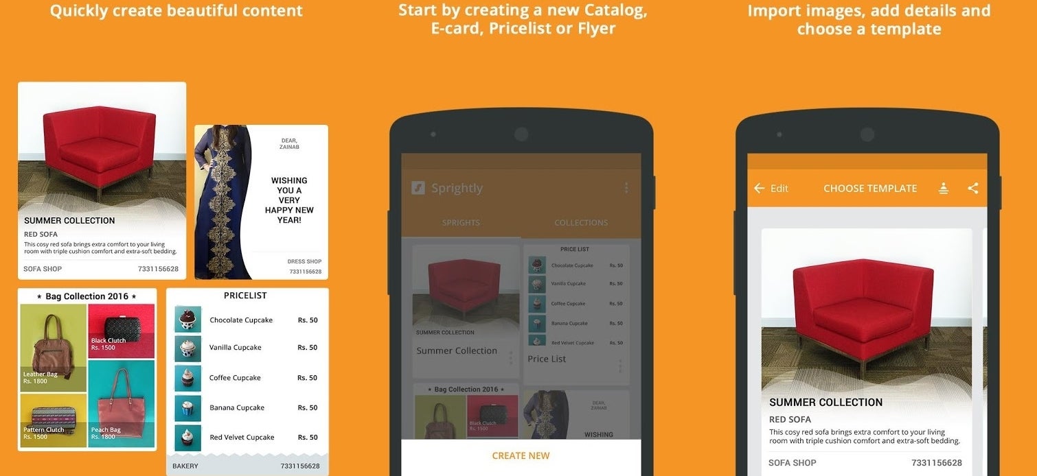 Microsoft Sprightly lets you design impressive flyers and brochures with total ease