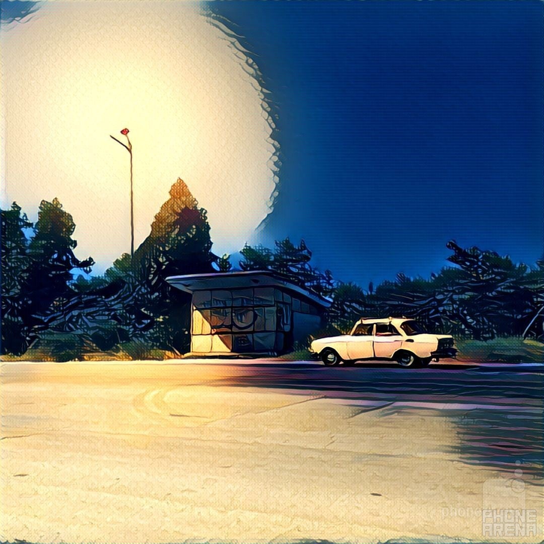 This is my second favorite shot. The stark contrast between blue and yellow is what really makes this one - Prisma: Turning mundane photos into beautiful works of art