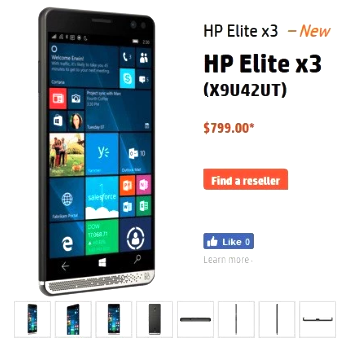 HP Elite x3 price set at $799 in the US