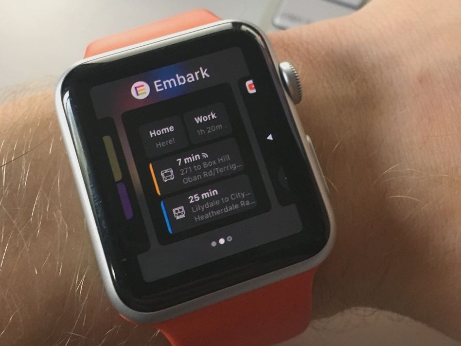 Embark covers all bases, including the Apple Watch - Embark is a smart public transportation app that covers 60 cities and integrates with Uber