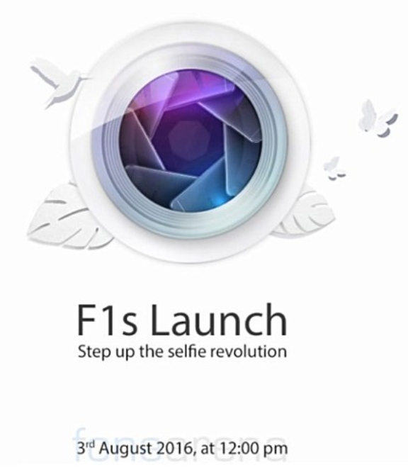 The Oppo F1s will be unveiled on August 3rd - Oppo F1s with 16MP selfie shooter, to be unveiled on August 3rd