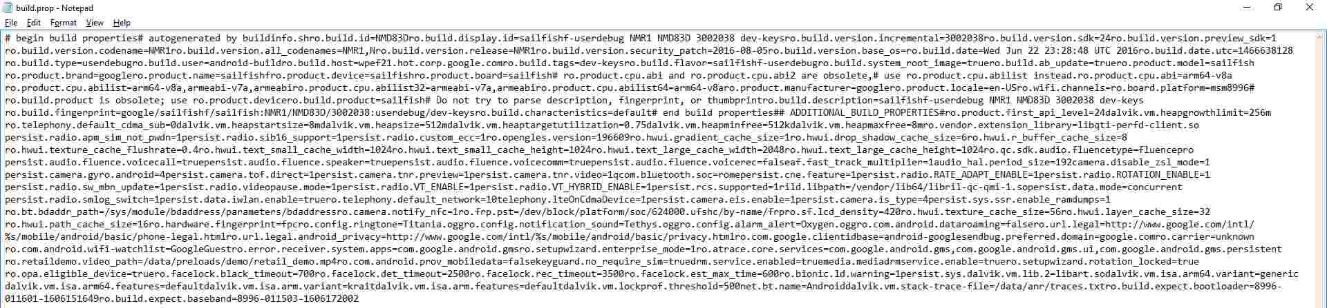 Leaked Nexus Sailfish / HTC S1 file tips a 5.2&quot; 1080p display, Snapdragon 820