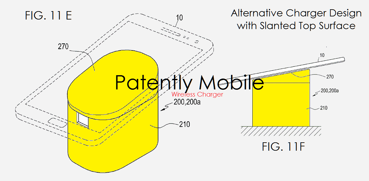Samsung granted patent for vertical wireless charger that can charge two devices simultaneously