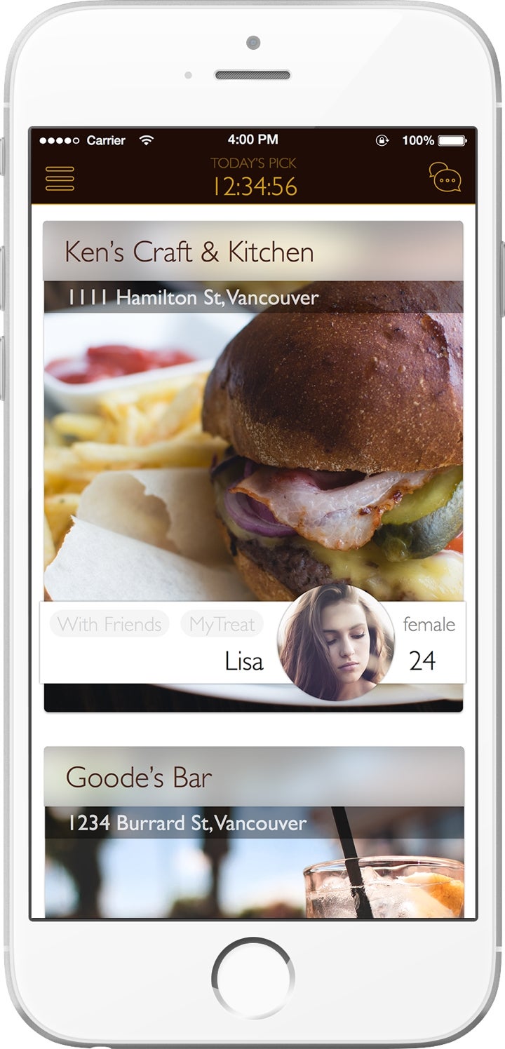 Dine's attempt at a burger date - Dine is a dating app that skips the monkey business and gets you going on dates at your favorite places
