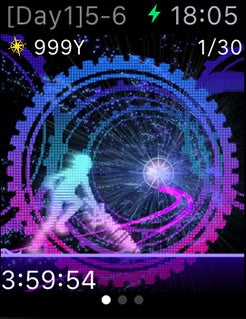 Your character runs incessantly forward to face off against greater and fiercer foes - Square Enix's Apple Watch RPG Cosmos Rings is now available for $5.99