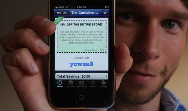 Cellphone coupons result in win-win to consumer and retailer