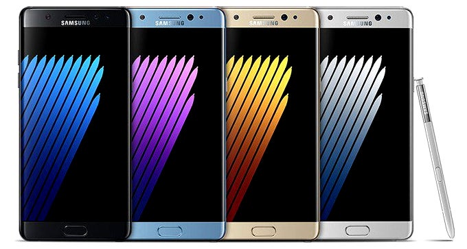 Poll: which color of the Galaxy Note 7 do you like best?