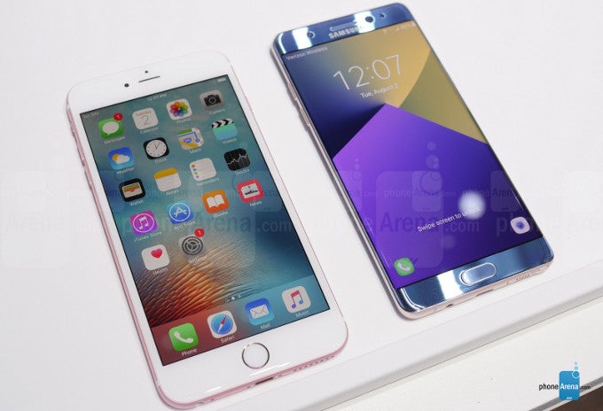 Galaxy Note 7 vs iPhone 6s Plus: big-screen flagship comparison