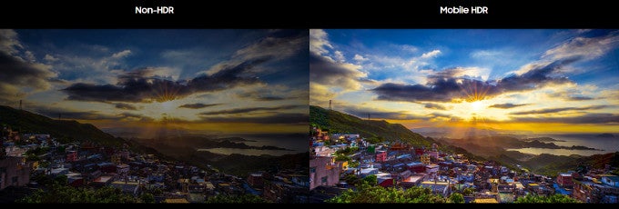 A heavy-handed illustration of what HDR ought to do for your viewing experience. Obviously, in reality, the difference won't be THAT enormous. - The Note 7 is the first smartphone with HDR10-compliant display and this is why you should care