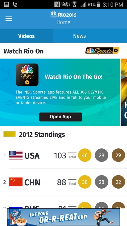 The app is already rich with content - The NBC Olympics app won&#039;t let you skip a beat from the soon-to-start Rio Olympics