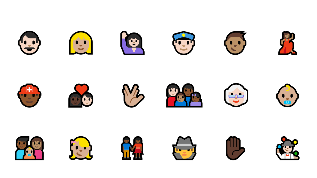 The many new Microsoft emoji - Emoji crossfire: Microsoft is also changing its gun emoji, but in a different way