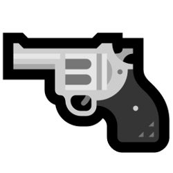 New emoji, depicting revolver - Emoji crossfire: Microsoft is also changing its gun emoji, but in a different way