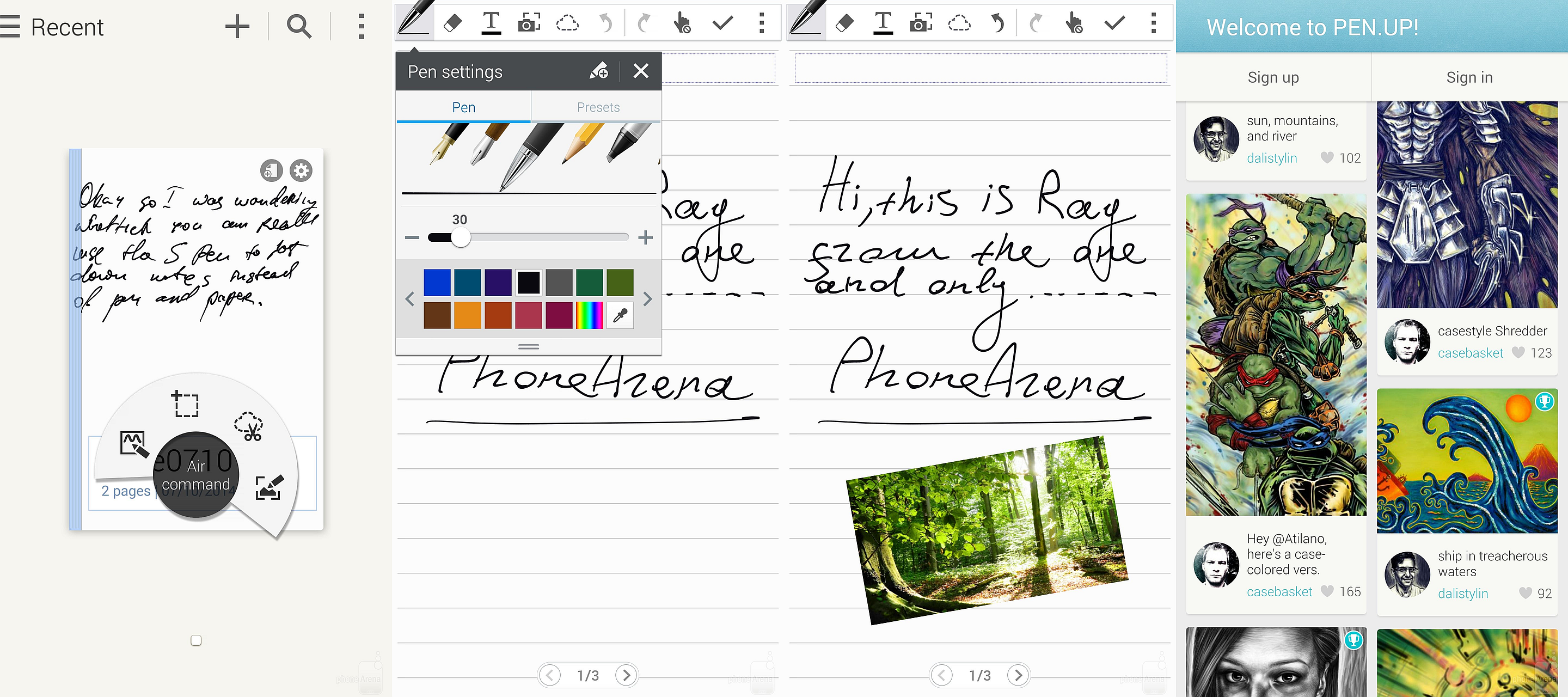 Enhanced Air Commands on the Galaxy Note 4 - Note the progress: the evolution of the Samsung S Pen from the original phablet to the Note 7