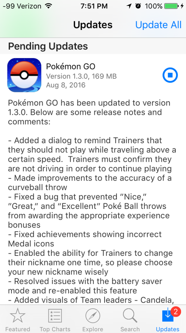 Pokemon Go Updated To Version 1 3 0 On Ios 0 33 0 On Android Phonearena