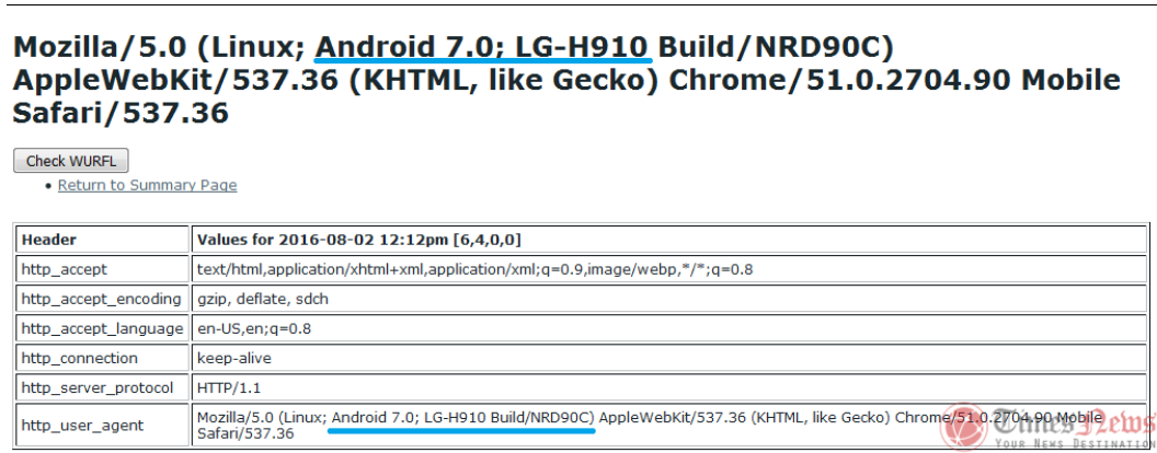User agent for the LG V20 confirms that Android 7.0 will be pre-installed - User agent 'confirms' LG V20 to have Android 7.0 pre-installed