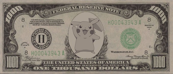 Black market: you can buy a high-level Pokemon Go account for about $2,000