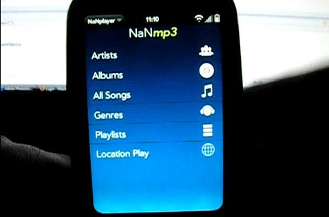 Tired of the Pre's stock music player - check out NaNplayer