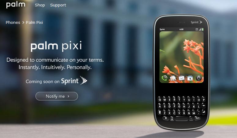 Palm introduces the Pixi, heading to Sprint