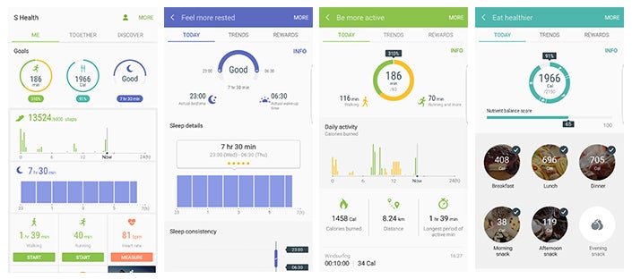 Samsung updates S Health adding competition