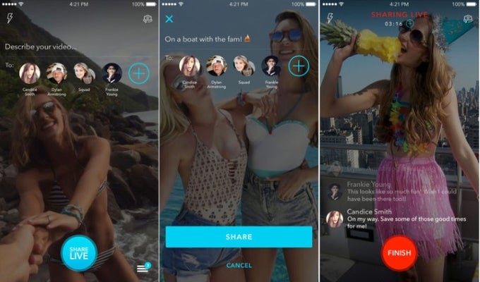 Alively lets you stream videos to select friends without taking up storage space