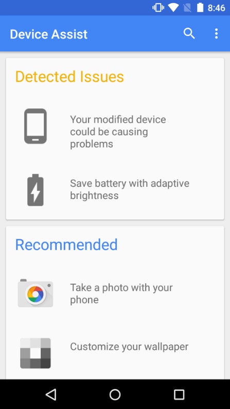 Google shuts down its Device Assist Android app