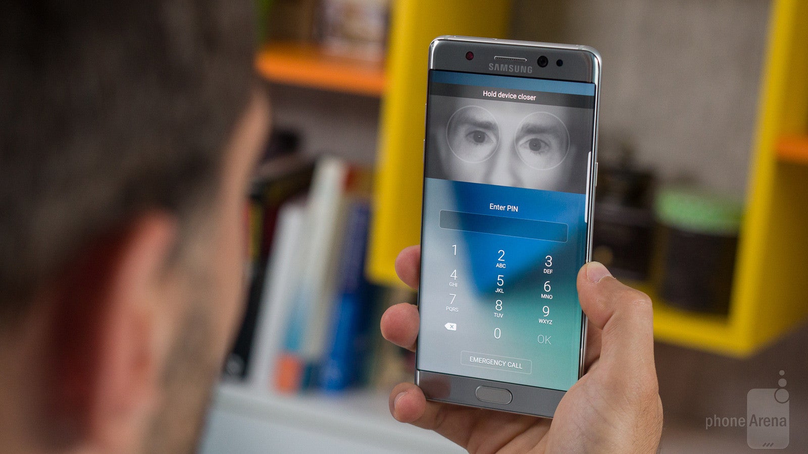 Samsung adds iris authentication via Galaxy Note 7 for banking services