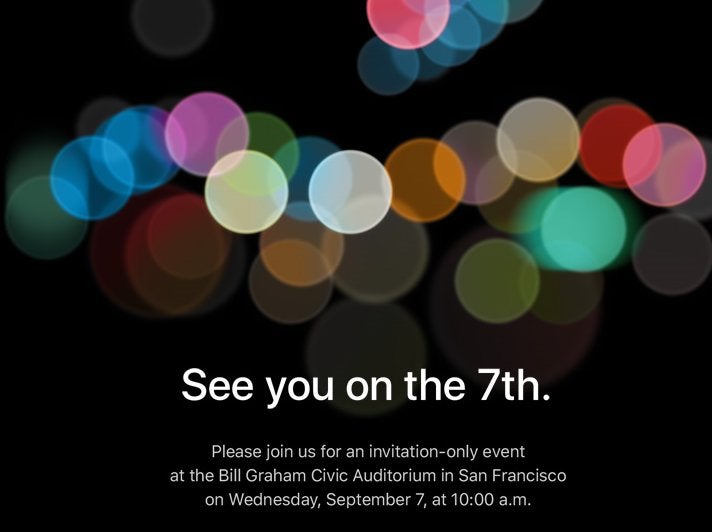 Apple will be unveiling the new iPhone models and perhaps the Apple Watch 2 on September 7th - It&#039;s official! Apple to hold  &#039;invitation only&#039; event on September 7th