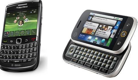 BlackBerry 9700 (L) and Motorola CLIQ (R) - November 11th T-Mobile launch date for Motorola CLIQ and BlackBerry 9700?