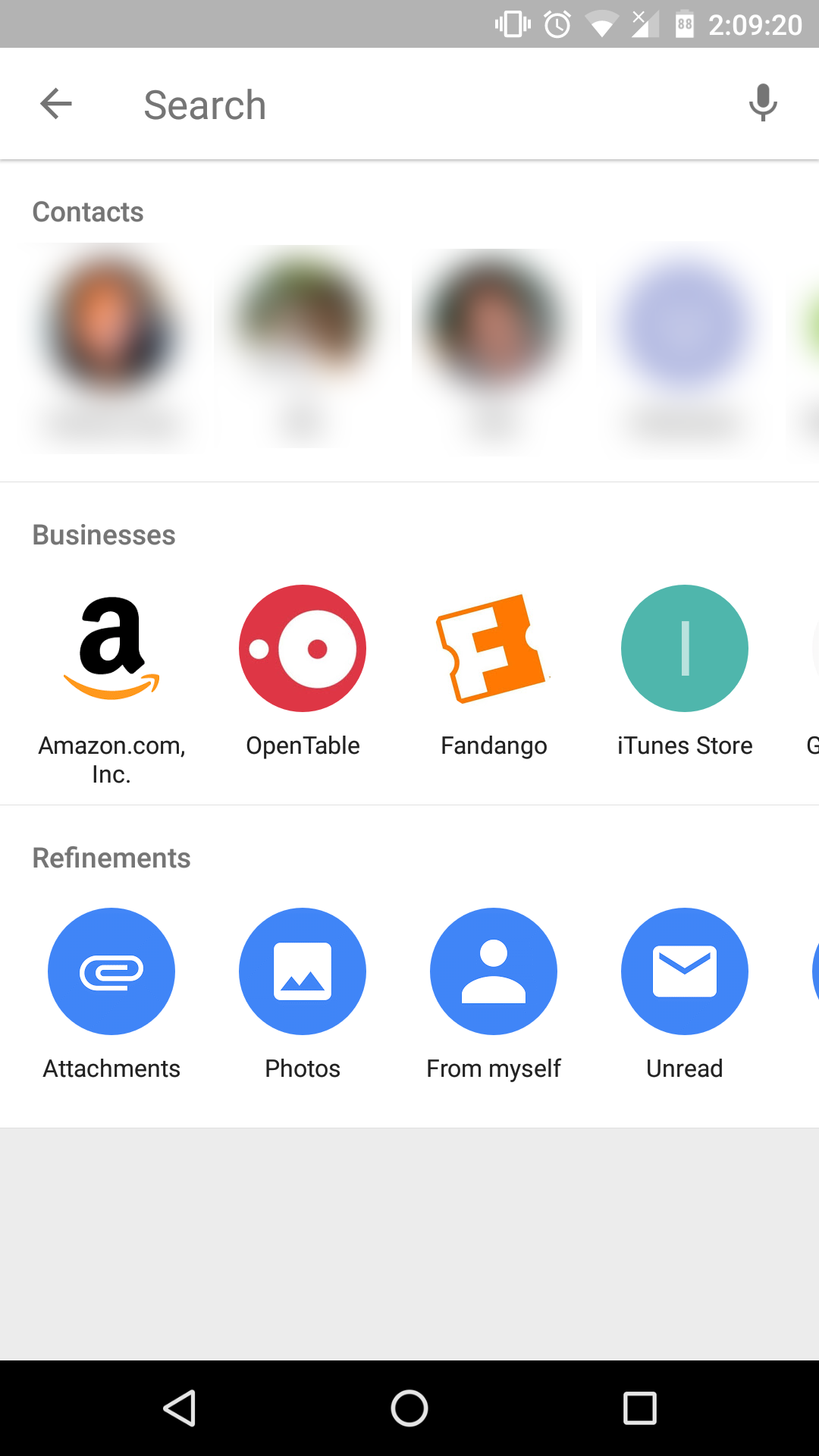 Google Inbox reportedly testing a smarter search UI
