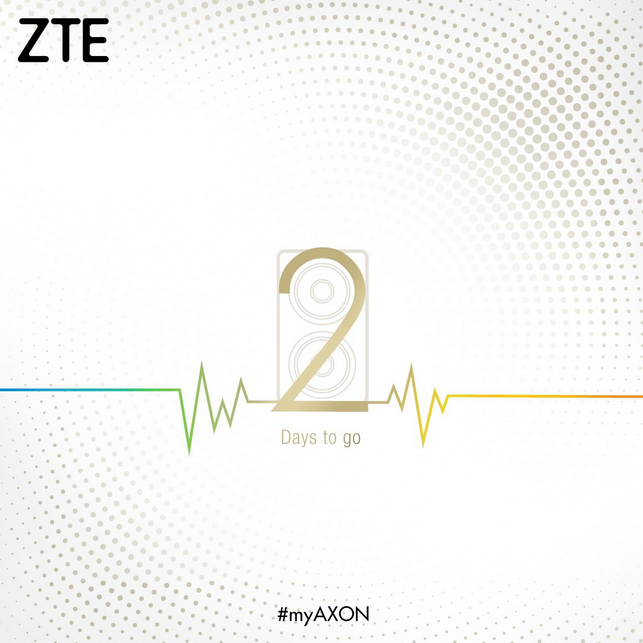 ZTE&#039;s IFA teaser is for a model already released with dual front-facing speakers, the ZTE Axon 7 mini - ZTE teases dual camera Axon model for IFA unveiling (UPDATE)