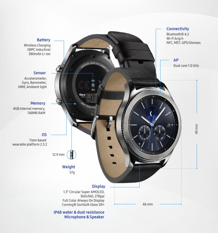 The Gear Classic is the more elegant of the two - Samsung unleashes the Gear S3 Classic &amp; Frontier on the smartwatch scene