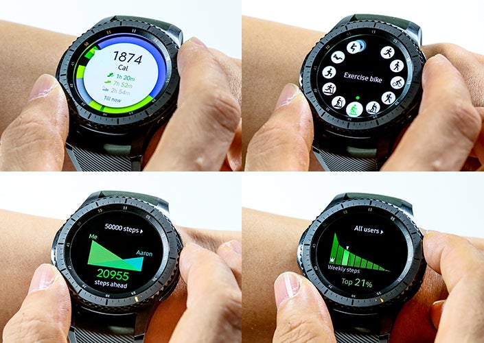 gear s3 frontier on iphone