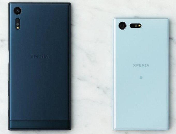 Xperia XZ on the left, X Compact on the right - large or small, take your pick - Do you like the new members of Sony&#039;s X-line?