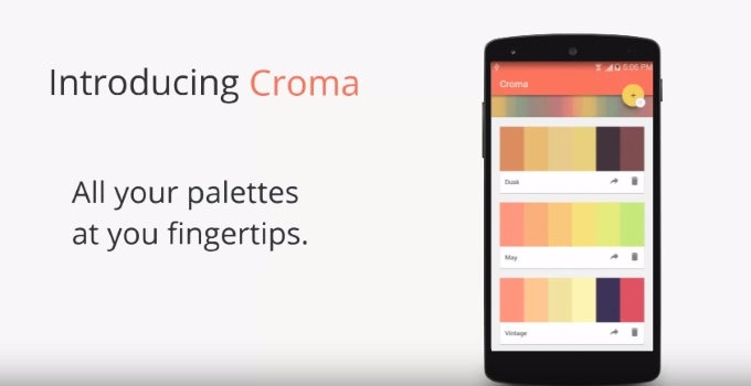 Croma lets you pick out the individual colors in any image