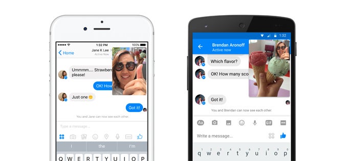 Facebook Messenger updated with Instant Video on iOS and Android