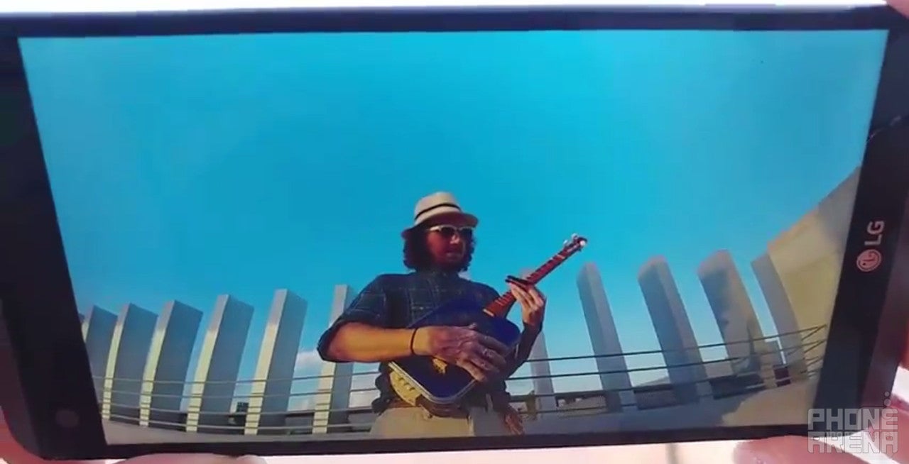 The LG V20 briefly stars in short video clip
