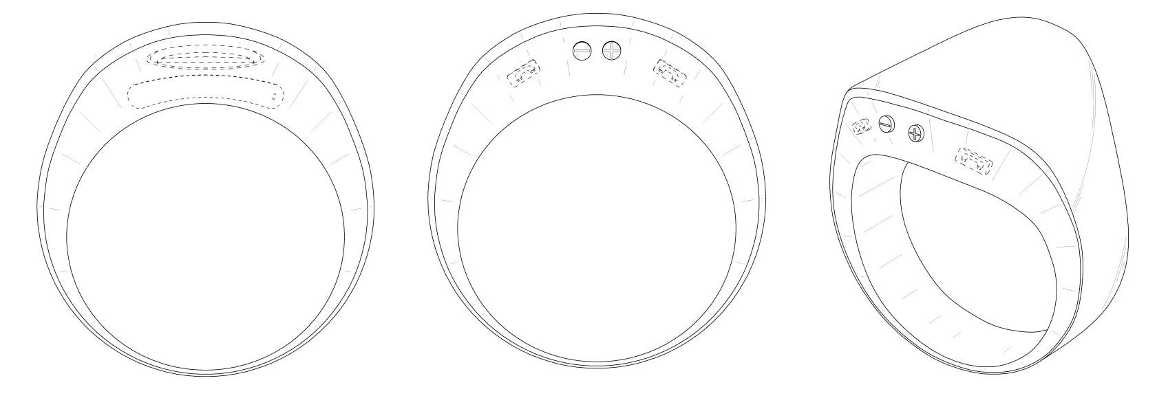 Patent sketches show Samsung is developing a smart ring with biometric sensors