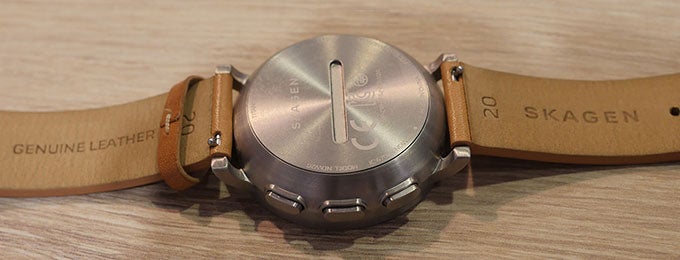 An easy-open back helps facilitate battery changes - Skagen Hagen Connected: hands-on with the seriously analog-looking hybrid smartwatch