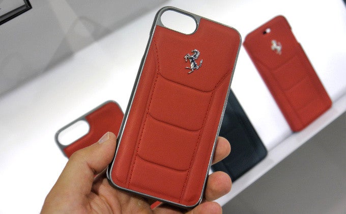 Not enough cash for a Ferrari? $40 buys you this Ferrari red leather iPhone case