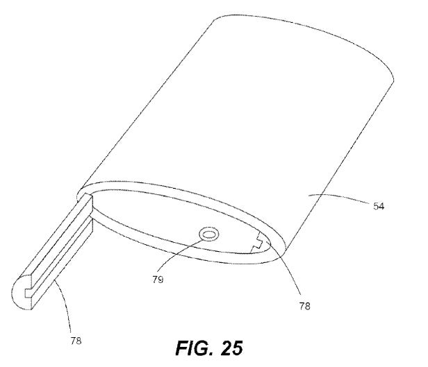 78 - internal rail system that may store the subassemblies in a stacked parallel arrangement - Apple granted patent for an all-glass, water-resistant mobile phone