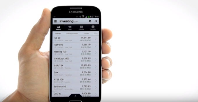 The Investing dot com app now boasts a customizable, real-time financial alerts system