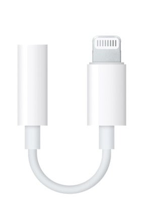Lightning to 3.5mm adapter. Free in the box, $9 if bought separately - Here is why Apple removed the 3.5mm headset jack from the new iPhone 7