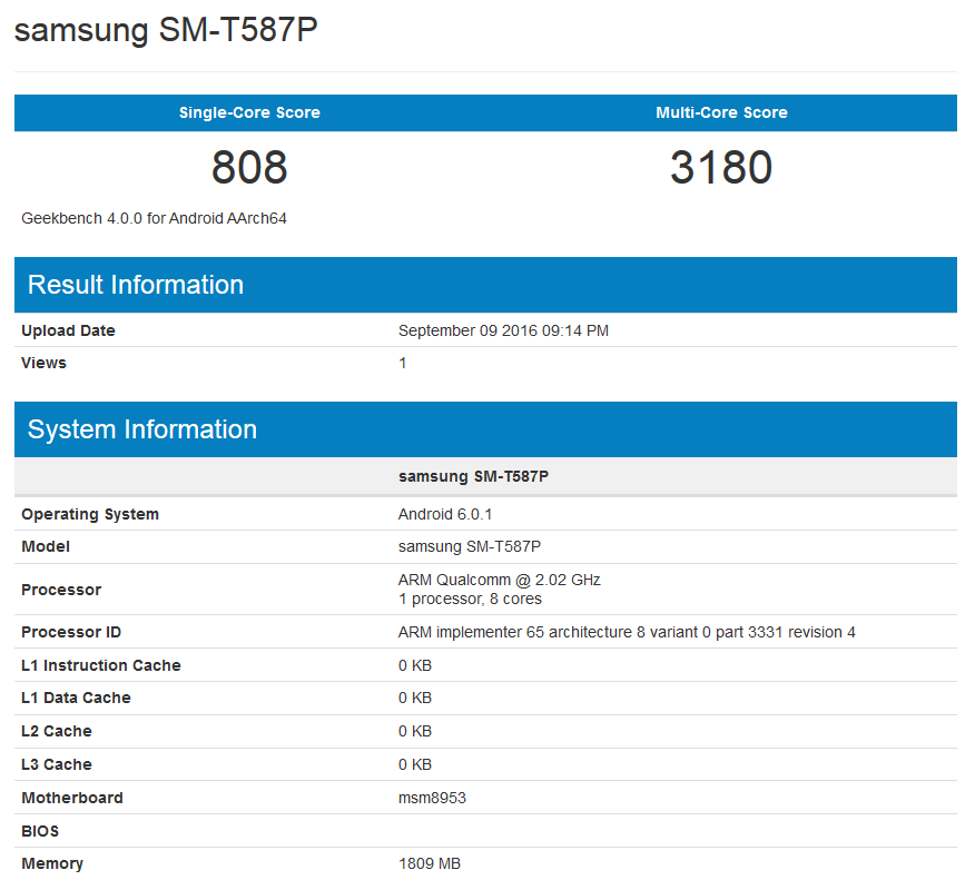 A new Samsuing tablet powered by the Snapdragon 625 chipset appears on Geekbench - New Samsung tablet, powered by the Snapdragon 625 chipset, appears on Geekbench